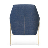 Noah Fabric Armchair - Dark Blue Armchair K Sofa-Core   