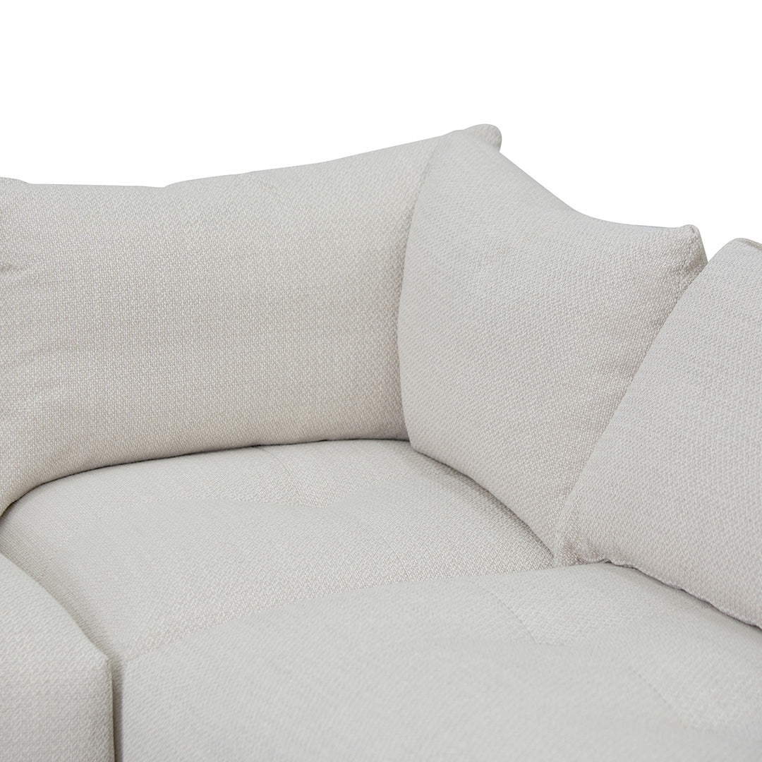 Oliver Modular Chaise Fabric Sofa - Taupe Beige Chaise Lounge K Sofa-Core   