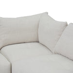 Oliver Modular Chaise Fabric Sofa - Taupe Beige Chaise Lounge K Sofa-Core   