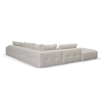 Oliver Modular Chaise Fabric Sofa - Taupe Beige Chaise Lounge K Sofa-Core   