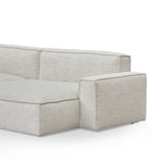 Roshil Right Chaise Fabric Sofa - Fog Grey Chaise Lounge K Sofa-Core   