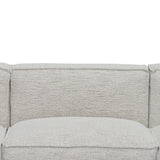Roshil Right Chaise Fabric Sofa - Fog Grey Chaise Lounge K Sofa-Core   