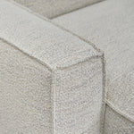 Roshil Left Chaise Fabric Sofa - Fog Grey