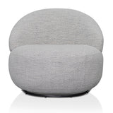 Ex Display - Isla Swivel Fabric Lounge Chair - Fog Grey Lounge Chair K Sofa-Core