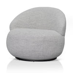 Ex Display - Isla Swivel Fabric Lounge Chair - Fog Grey Lounge Chair K Sofa-Core