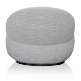 Ex Display - Isla Swivel Fabric Lounge Chair - Fog Grey Lounge Chair K Sofa-Core