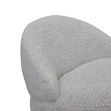 Ex Display - Isla Swivel Fabric Lounge Chair - Fog Grey Lounge Chair K Sofa-Core