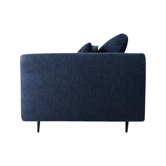 Arlette 4 Seater Fabric Sofa - Navy Blue Sofa Yay Sofa-Core   