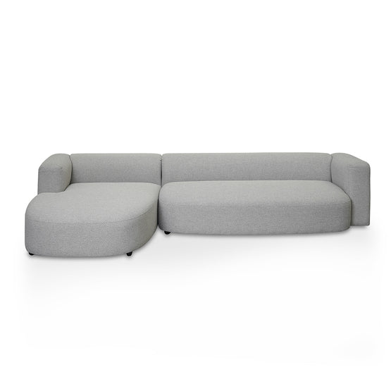 Lavinia Left Chaise Sofa - Grey Chaise Lounge Casa-Core   