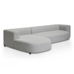 Lavinia Left Chaise Sofa - Grey Chaise Lounge Casa-Core   