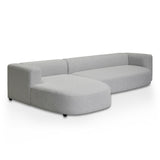 Lavinia Left Chaise Sofa - Grey Chaise Lounge Casa-Core   