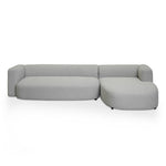 Lavinia Right Chaise Sofa - Grey Chaise Lounge Casa-Core   