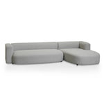Lavinia Right Chaise Sofa - Grey Chaise Lounge Casa-Core   