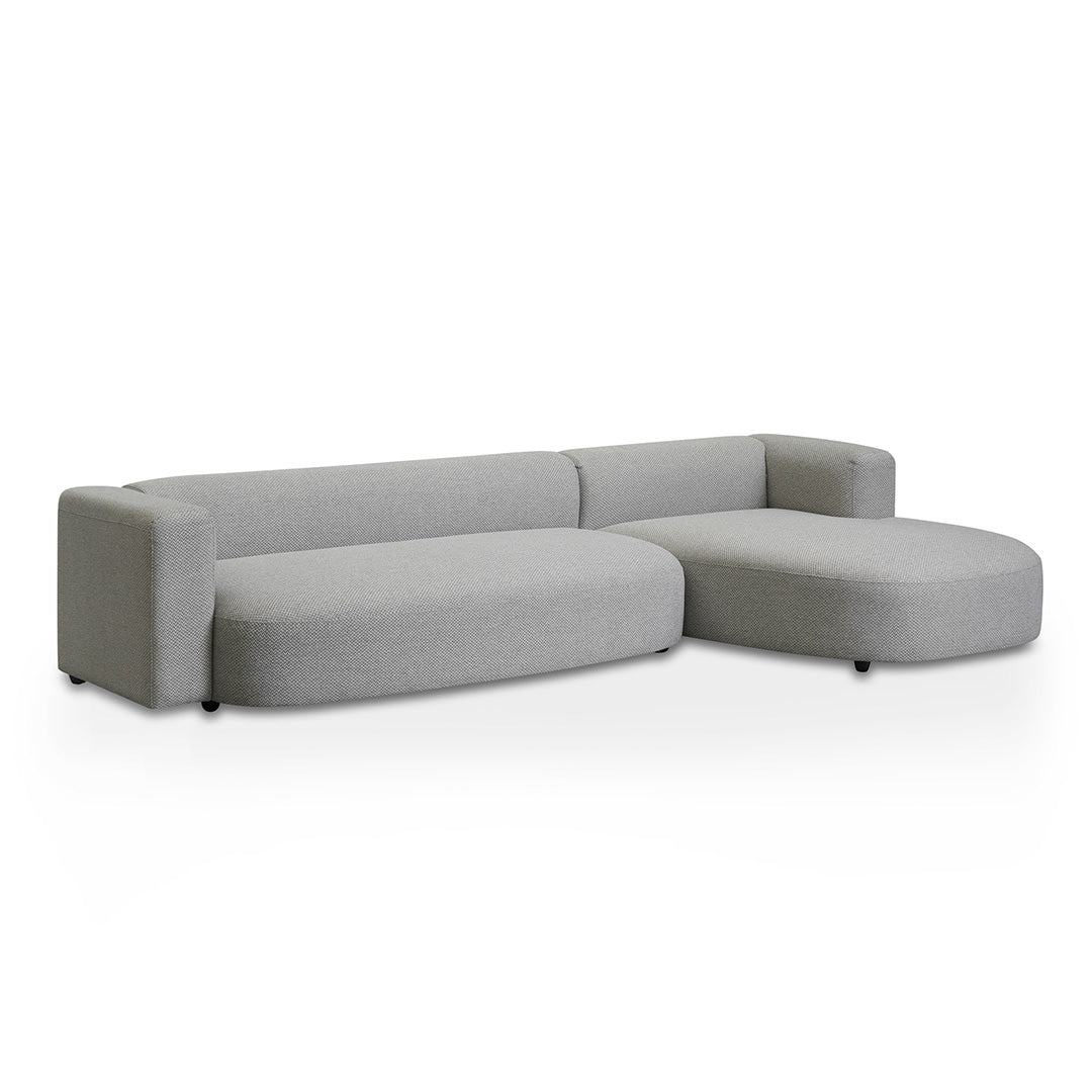 Lavinia Right Chaise Sofa - Grey Chaise Lounge Casa-Core   
