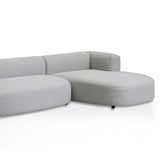 Lavinia Right Chaise Sofa - Grey Chaise Lounge Casa-Core   