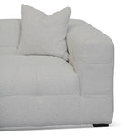 Almira Left Chaise Sofa - Pearl Boucle Chaise Lounge Casa-Core   