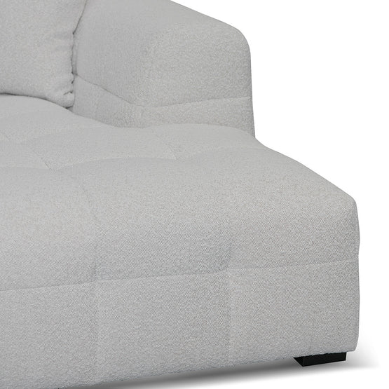Almira Right Chaise Sofa - Pearl Boucle