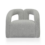 Barta Armchair - Charcoal White Boucle Armchair Casa-Core   