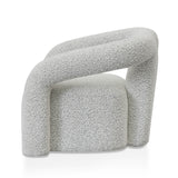 Barta Armchair - Charcoal White Boucle Armchair Casa-Core   