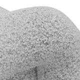 Barta Armchair - Charcoal White Boucle Armchair Casa-Core   