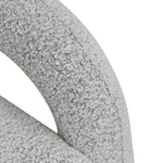 Barta Armchair - Charcoal White Boucle Armchair Casa-Core   