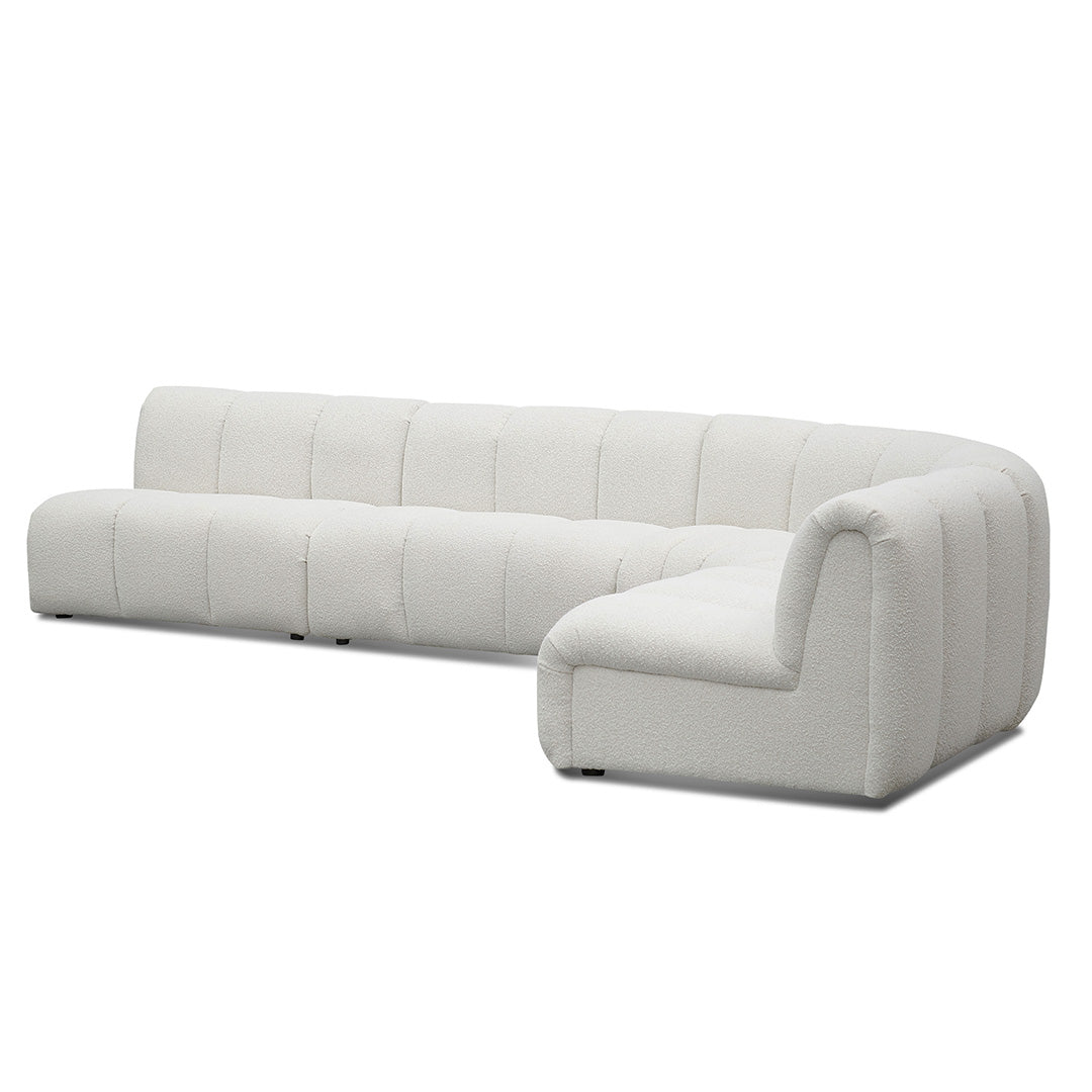 Ex Display - Elias Modular Sofa - Pearl Boucle (Facebook only) Sofa Casa-Core
