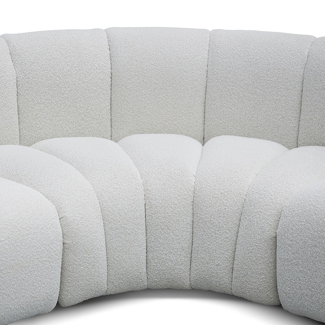 Ex Display - Elias Modular Sofa - Pearl Boucle (Facebook only) Sofa Casa-Core
