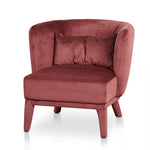 Daley Fabric Armchair - Elegant Plum Armchair Forever-Core   