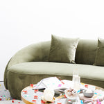 Jake 4 Seater Fabric Sofa - Elegant Sage Sofa Forever-Core