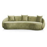 Jake 4 Seater Fabric Sofa - Elegant Sage Sofa Forever-Core