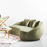 Jake 4 Seater Fabric Sofa - Elegant Sage Sofa Forever-Core