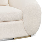 Howard 3 Seater Sofa - Ivory White Boucle  Forever-Core   