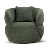 Ex Display - Arima Swivel Armchair - Moss Green Armchair Casa-Core