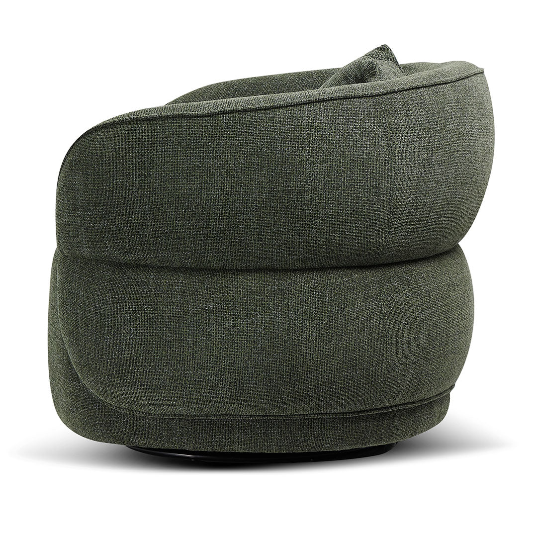 Ex Display - Arima Swivel Armchair - Moss Green Armchair Casa-Core