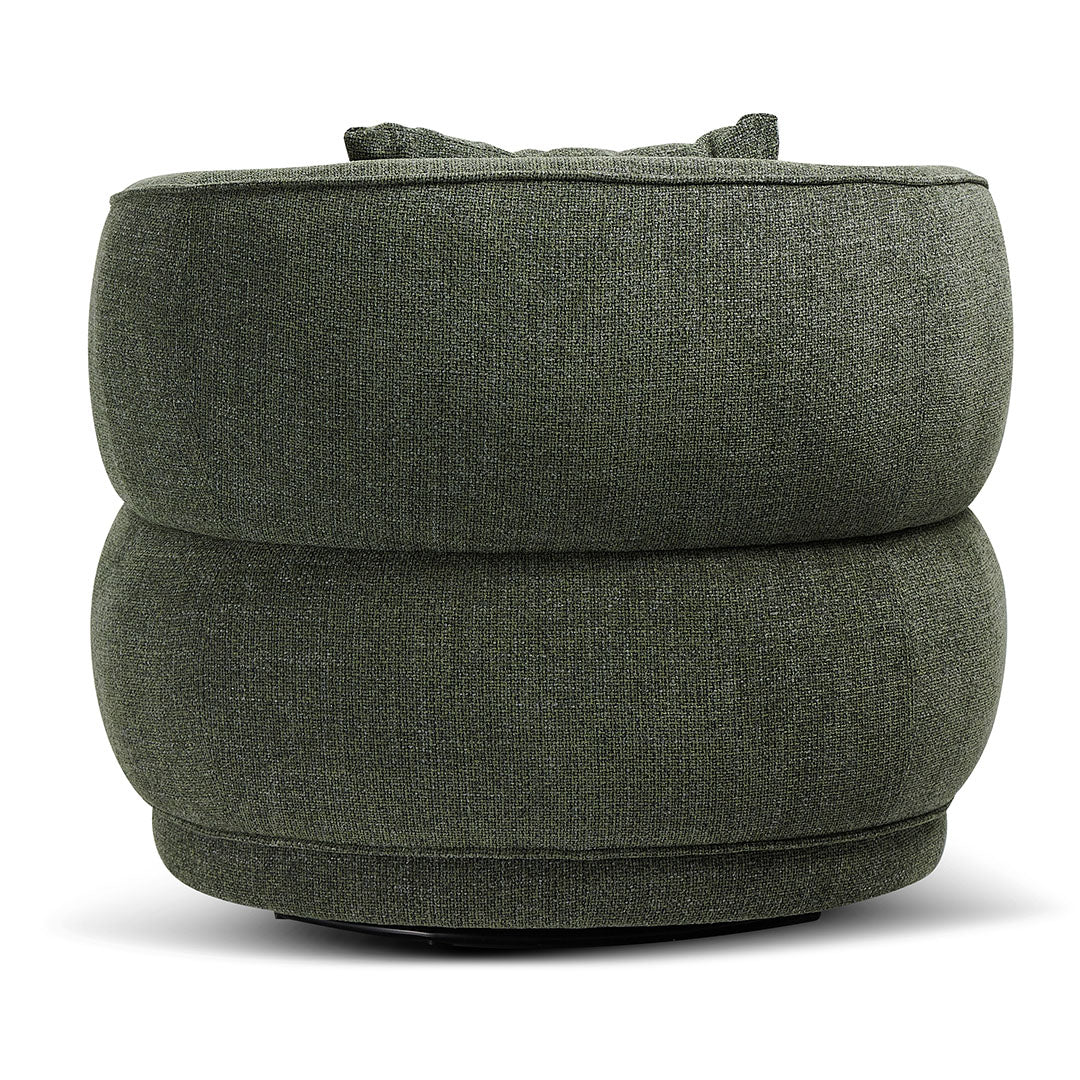Ex Display - Arima Swivel Armchair - Moss Green Armchair Casa-Core