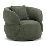 Ex Display - Arima Swivel Armchair - Moss Green Armchair Casa-Core