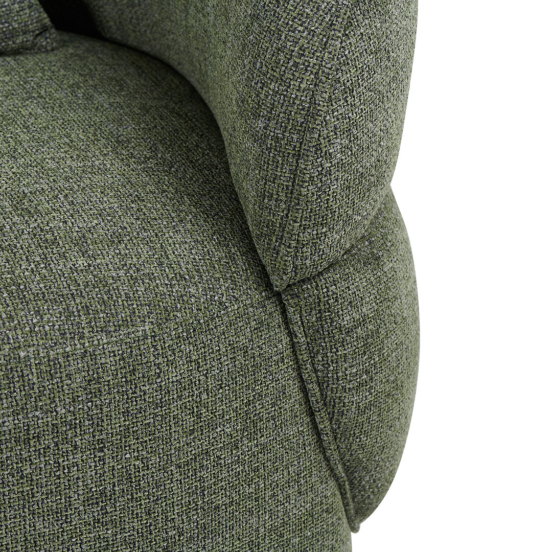Ex Display - Arima Swivel Armchair - Moss Green Armchair Casa-Core
