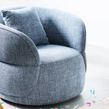 Arima Swivel Armchair - Moss Blue Armchair Casa-Core