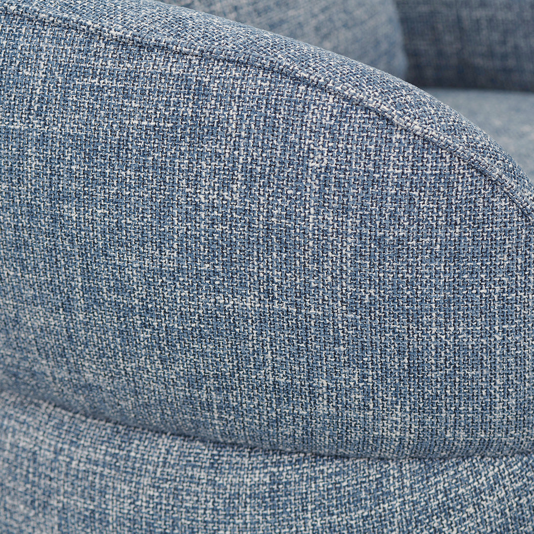 Arima Swivel Armchair - Moss Blue Armchair Casa-Core