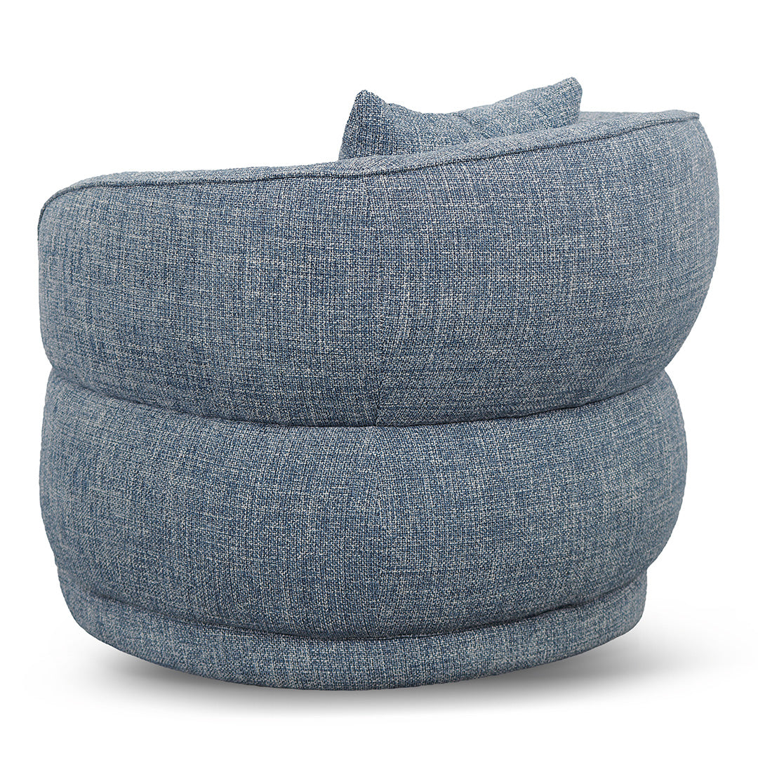 Arima Swivel Armchair - Moss Blue Armchair Casa-Core
