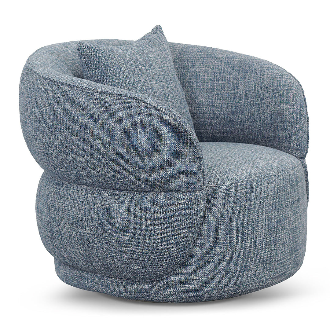 Arima Swivel Armchair - Moss Blue Armchair Casa-Core