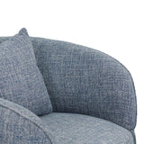 Arima Swivel Armchair - Moss Blue Armchair Casa-Core