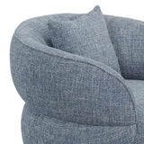 Arima Swivel Armchair - Moss Blue Armchair Casa-Core
