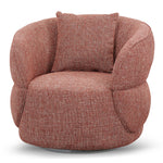 Ex Display - Arima Swivel Armchair - Moss Rust Orange Armchair Casa-Core