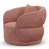 Ex Display - Arima Swivel Armchair - Moss Rust Orange Armchair Casa-Core