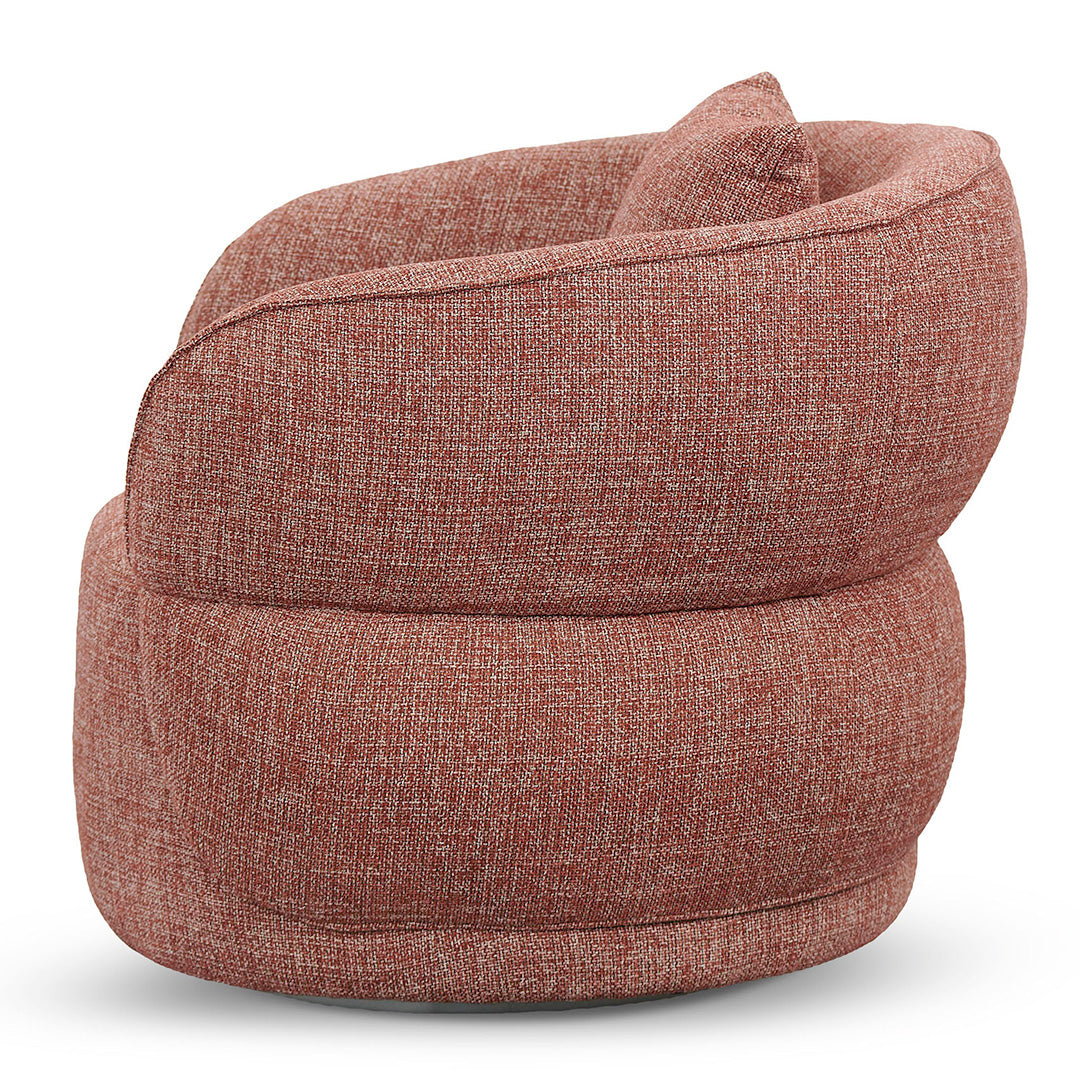 Ex Display - Arima Swivel Armchair - Moss Rust Orange Armchair Casa-Core