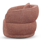 Ex Display - Arima Swivel Armchair - Moss Rust Orange Armchair Casa-Core