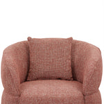 Ex Display - Arima Swivel Armchair - Moss Rust Orange Armchair Casa-Core