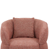 Ex Display - Arima Swivel Armchair - Moss Rust Orange Armchair Casa-Core
