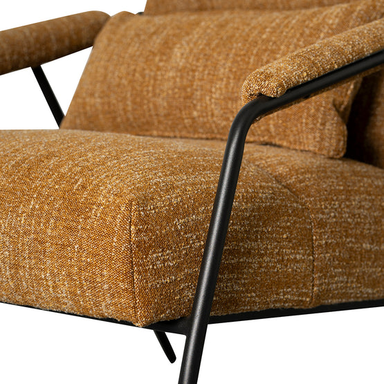 Jack Fabric Armchair - Ginger Brown Armchair K Sofa-Core   